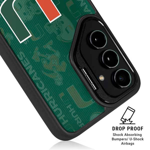 University of Miami U Hurricanes Galaxy S25 Ultra Kickstand Case